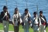At attention